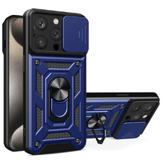 Techsuit - CamShield sorozat - iPhone 15 Pro - Kék tok