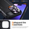  Techsuit - Hibrid Páncél Kitámasztó - iPhone 15 Pro - Kék tok - 3. kép