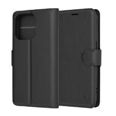 Techsuit - Bőrtok - iPhone 15 Pro - Fekete tok