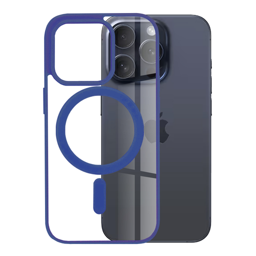 Techsuit - MagSafe Pro - iPhone 15 Pro - Kék tok Techsuit - MagSafe Pro - iPhone 15 Pro - Kék tok