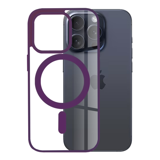 Techsuit - MagSafe Pro - iPhone 15 Pro - Lila tok Techsuit - MagSafe Pro - iPhone 15 Pro - Lila tok
