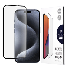 Dux Ducis - Edzett üveg - iPhone 15 Pro - Fekete üvegfólia
