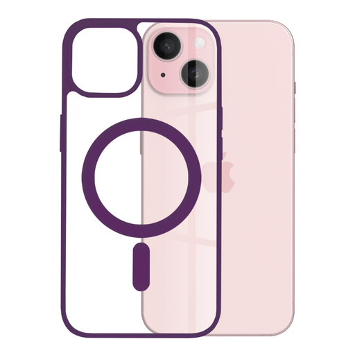 Techsuit - MagSafe Pro - iPhone 15 - Lila tok Techsuit - MagSafe Pro - iPhone 15 - Lila tok