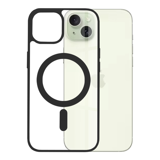 Techsuit - MagSafe Pro - iPhone 15 Plus - Fekete tok Techsuit - MagSafe Pro - iPhone 15 Plus - Fekete tok