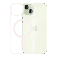  Techsuit - MagSafe Pro - iPhone 15 Plus - Natúr Rózsaszín tok