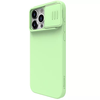  Nillkin - CamShield Silky MagSafe Szilikon - iPhone 15 Pro - Mentazöld tok - 1. kép