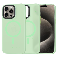  Techsuit - HaloFrost MagSafe sorozat - iPhone 15 Pro Max - Világoszöld tok