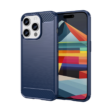  Techsuit - Karbonszilikon - iPhone 15 Pro Max - Kék tok