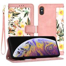 Techsuit - FlipCraft - iPhone XS Max - Rózsaszín Szív Alakú tok