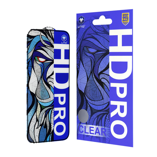Lito - HD Pro Clear - iPhone 15 - Fekete üvegfólia Lito - HD Pro Clear - iPhone 15 - Fekete üvegfólia