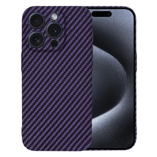  Techsuit - Karbonit Szálas Héj - iPhone 15 Pro - Lila tok