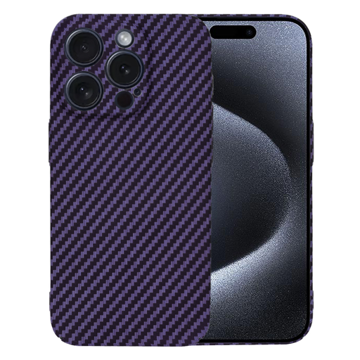 Techsuit - Karbonit Szálas Héj - iPhone 15 Pro - Lila tok Techsuit - Karbonit Szálas Héj - iPhone 15 Pro - Lila tok