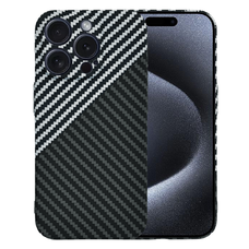  Techsuit - Karbonit Szálhéj - iPhone 15 Pro - Lopakodó Szürke tok