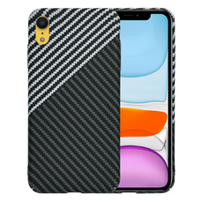  Techsuit - Karbonit Szálhéj - iPhone XR - Lopakodó Szürke tok