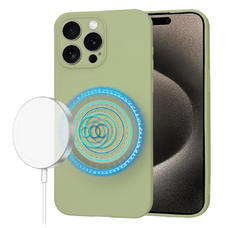  Techsuit - SoftFlex MagSafe - iPhone 15 Pro Max - Matcha tok