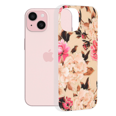  Techsuit - Márvány Sorozat - iPhone 15 - Mary Berry Meztelen tok