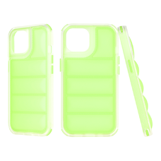  Techsuit - Hullám Pajzs - iPhone 15 - Zöld tok