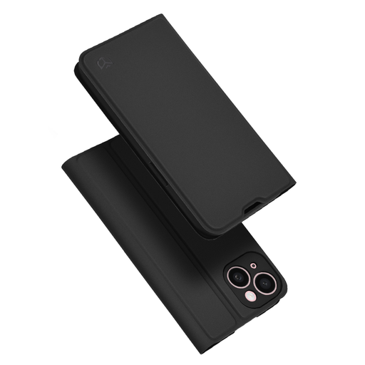 Techsuit - Magskin Könyv - iPhone 15 - Fekete tok Techsuit - Magskin Könyv - iPhone 15 - Fekete tok