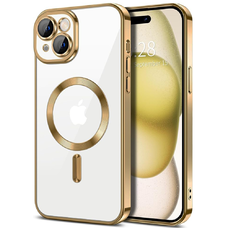  Techsuit - Luxus Kristály MagSafe - iPhone 15 - Arany tok