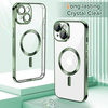  Techsuit - Luxus Kristály MagSafe - iPhone 15 - Mélyzöld tok - 0. kép