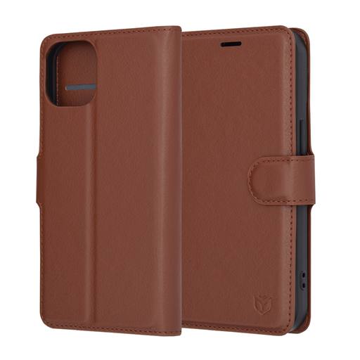 Techsuit - Bőr Tok - iPhone 15 - Barna tok Techsuit - Bőr Tok - iPhone 15 - Barna tok