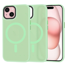  Techsuit - HaloFrost MagSafe Sorozat - iPhone 15 - Világoszöld tok