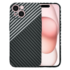  Techsuit - Carbonit Szálhéj - iPhone 15 - Lopakodó Szürke tok