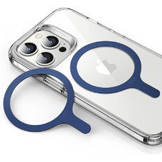  ESR - HaloLock adapter (2 darab) - Kompatibilis a MagSafe vezeték nélküli töltéssel, univerzális telefontartó gyűrű Samsunghoz és iPhone-hoz - Kék