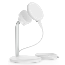  ESR - Vezeték nélküli töltő HaloLock Shift - Állvány levehető mágneses paddal, MagSafe kompatibilis - Fehér