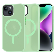  Techsuit - HaloFrost MagSafe Sorozat - iPhone 14 - Világoszöld tok