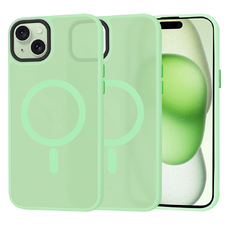  Techsuit - HaloFrost MagSafe Sorozat - iPhone 15 Plus - Világoszöld tok