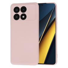  Techsuit - SoftFlex - Xiaomi Poco X6 Pro - Rózsaszín Homok tok