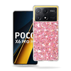  Techsuit - Csillogó Glitter - Xiaomi Poco X6 Pro - Rózsaszín tok thumbnail