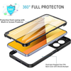  Techsuit - ColorVerse 360 sorozat + Képernyővédő - Xiaomi Poco X6 Pro - Rózsaszín tok - 0. kép