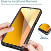  Techsuit - ColorVerse 360 sorozat + Képernyővédő - Xiaomi Poco X6 Pro - Rózsaszín tok - 2. kép