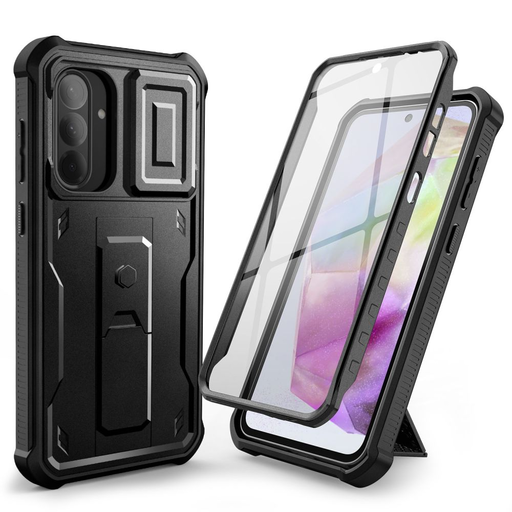 Tech-protect Kevlar Cam+ Galaxy A36 5G Fekete tok Tech-protect Kevlar Cam+ Galaxy A36 5G Fekete tok