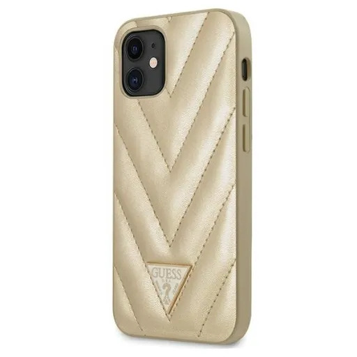 Guess V-Quilted GUHCP12SPUVQTMLBE iPhone 12 mini arany