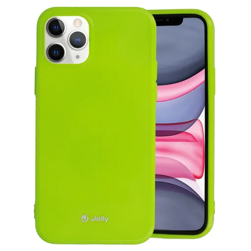 iPhone 12 mini Jelly szilikon tok lime