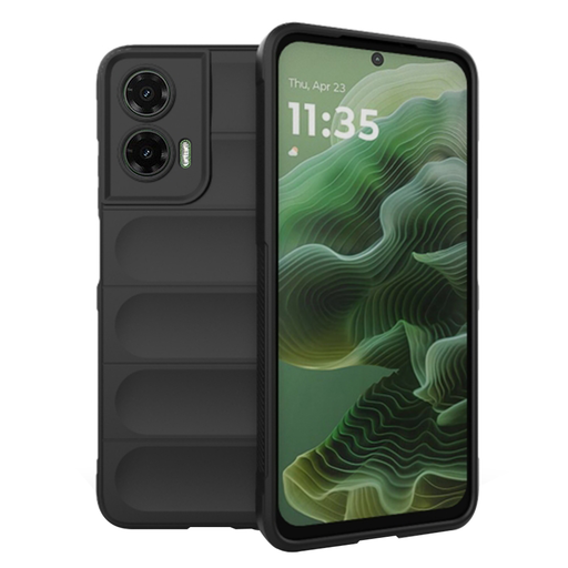  Techsuit - Varázspajzs - Motorola Moto G35 - Fekete tok