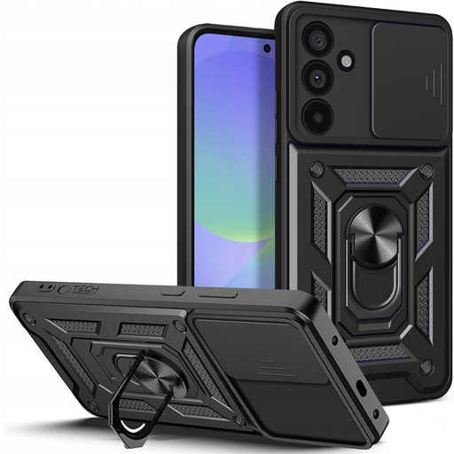 Tech-protect Camshield Pro Galaxy A36 5G fekete tok Tech-protect Camshield Pro Galaxy A36 5G fekete tok