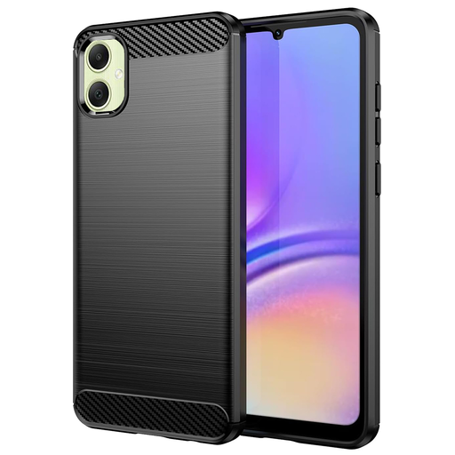  Techsuit - Karbon Szilikon - Samsung Galaxy A05 - Fekete tok