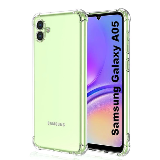  Techsuit - Ütésálló Átlátszó Szilikon - Samsung Galaxy A05 - Átlátszó tok