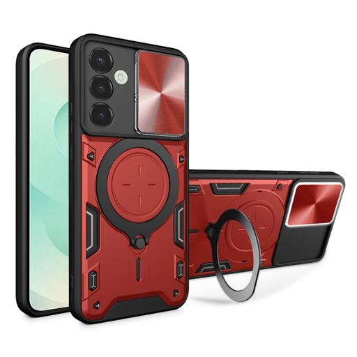 Techsuit - CamGuard Pro - Samsung Galaxy S25 Plus - Piros tok Techsuit - CamGuard Pro - Samsung Galaxy S25 Plus - Piros tok