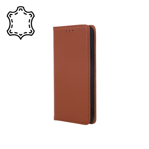 Smart Pro valódi bőr fliptok Samsung Galaxy A26 5G-hez barna Smart Pro valódi bőr fliptok Samsung Galaxy A26 5G-hez barna