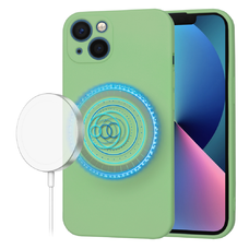  Techsuit - SoftFlex MagSafe - iPhone 13 - Mentazöld tok