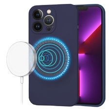  Techsuit - SoftFlex MagSafe - iPhone 13 Pro - Tengerészkék tok