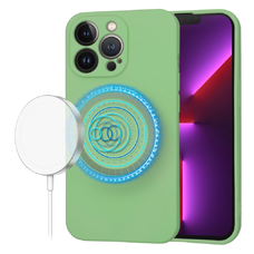 Techsuit - SoftFlex MagSafe - iPhone 13 Pro - Mentazöld tok