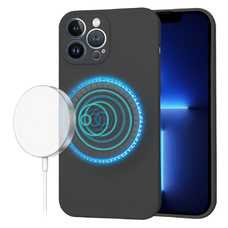  Techsuit - SoftFlex MagSafe - iPhone 13 Pro Max - Fekete tok
