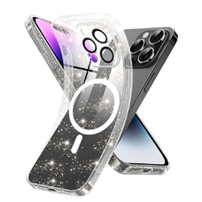 Techsuit - SparkleSkin MagSafe széria - iPhone 14 Pro - Átlátszó tok