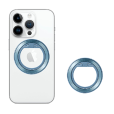  Techsuit - MagSafe Telefon Gyűrű (MPR2) - Kerek Forma, Alumínium Ötvözet - Kék